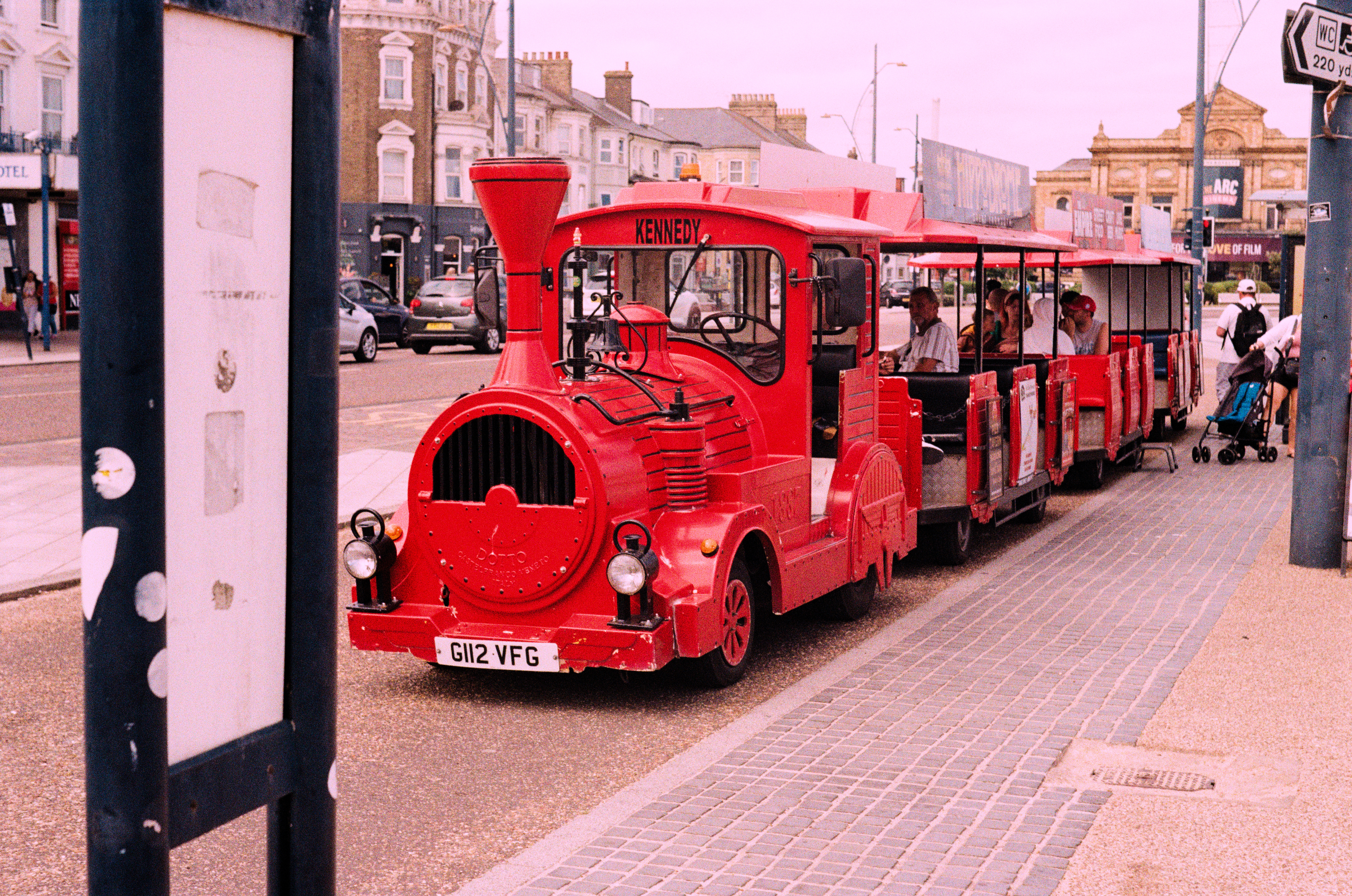 Road Train, Great Yarmouth, England, UK.